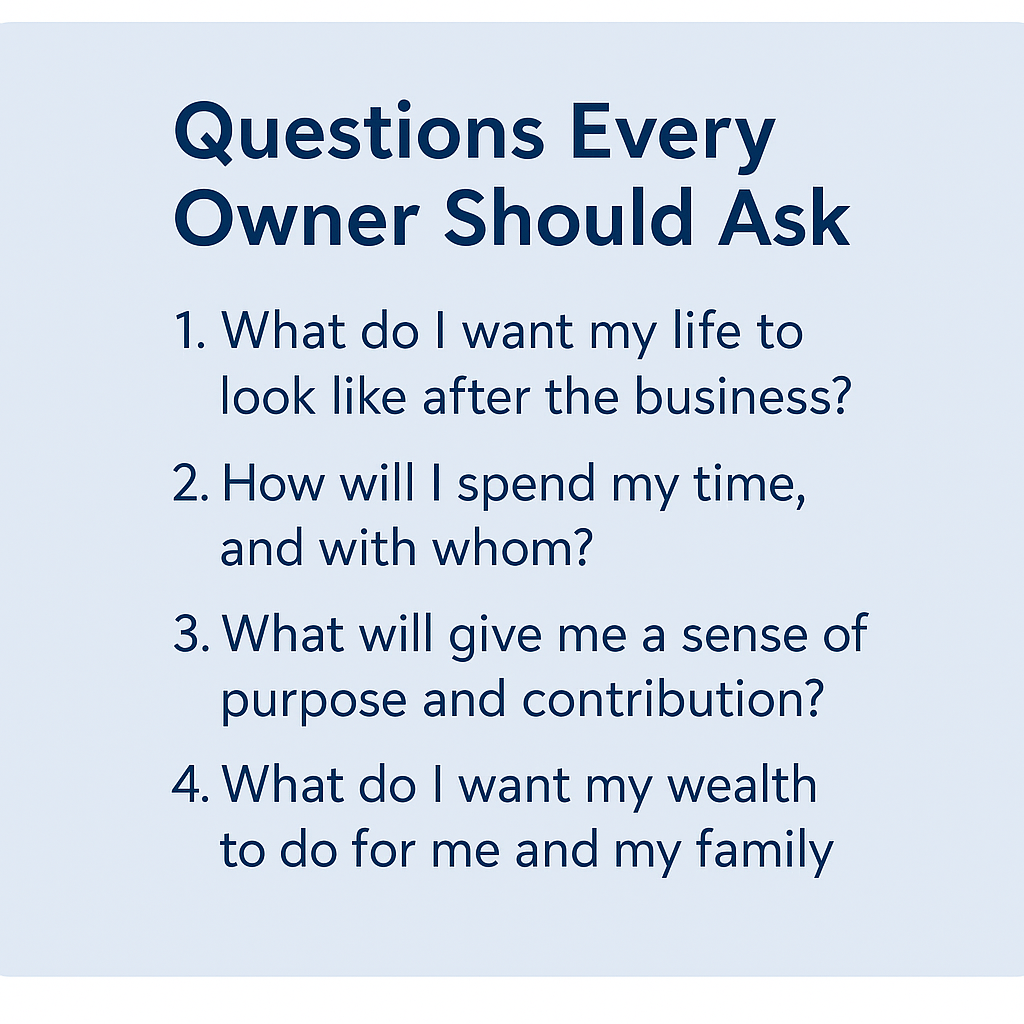 What’s Next for You? The Most Overlooked Part of Exit Planning