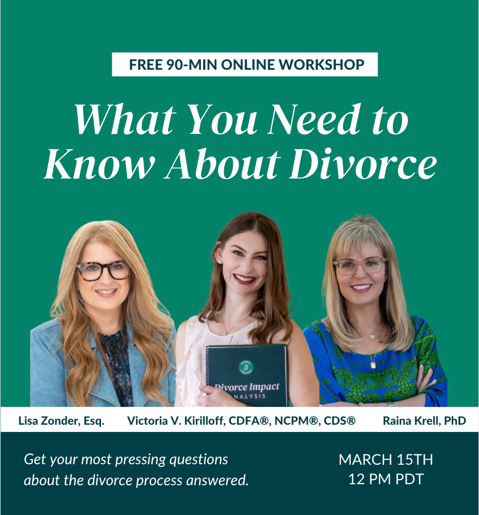 Live workshop: <br/>What You Need to Know About Divorce