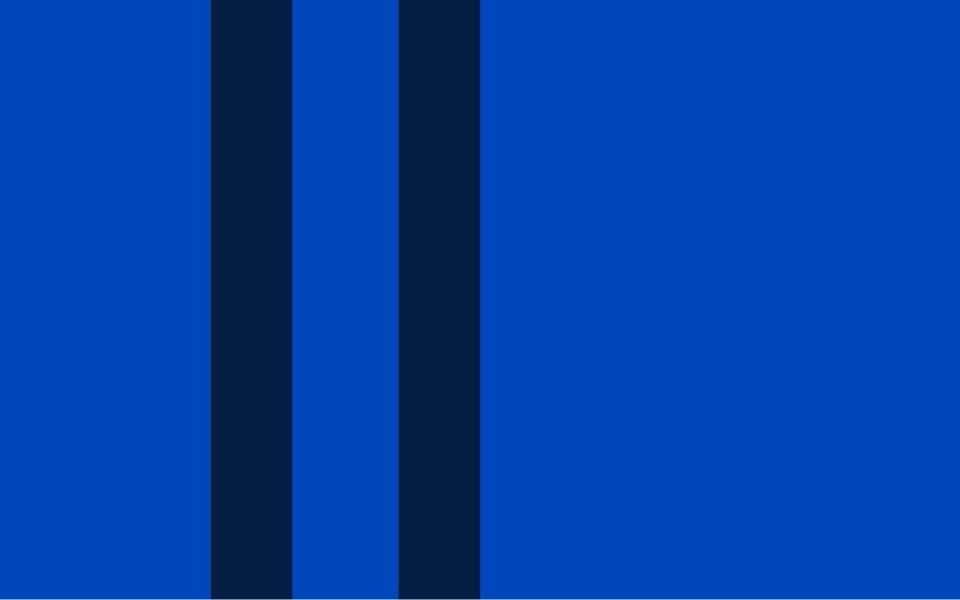 Blue background with two navy blue stripes