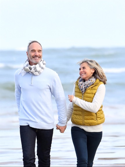 Man and Woman on Beach