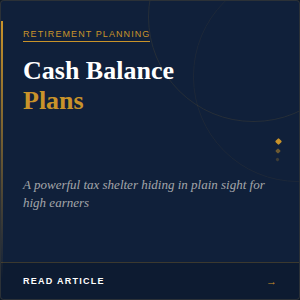 Cash Balance Plans
