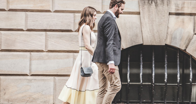 Sharp dressed couple