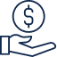 hand with money