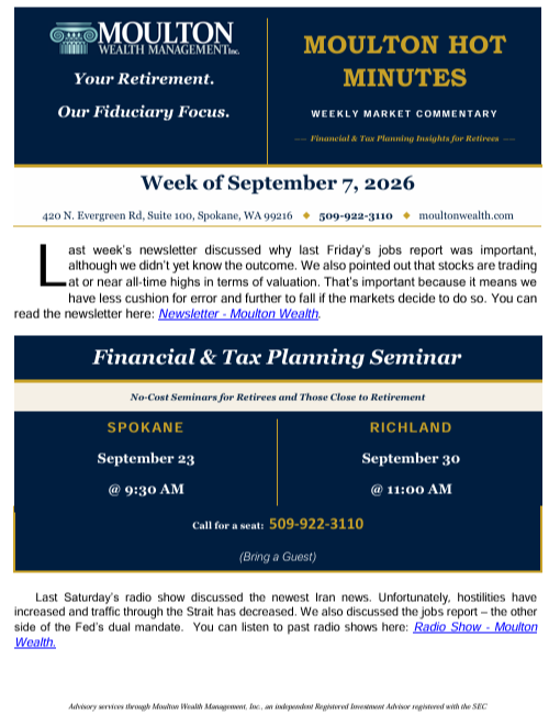 2026-09-07 Good News, Hard Choices - Weekly Newsletter