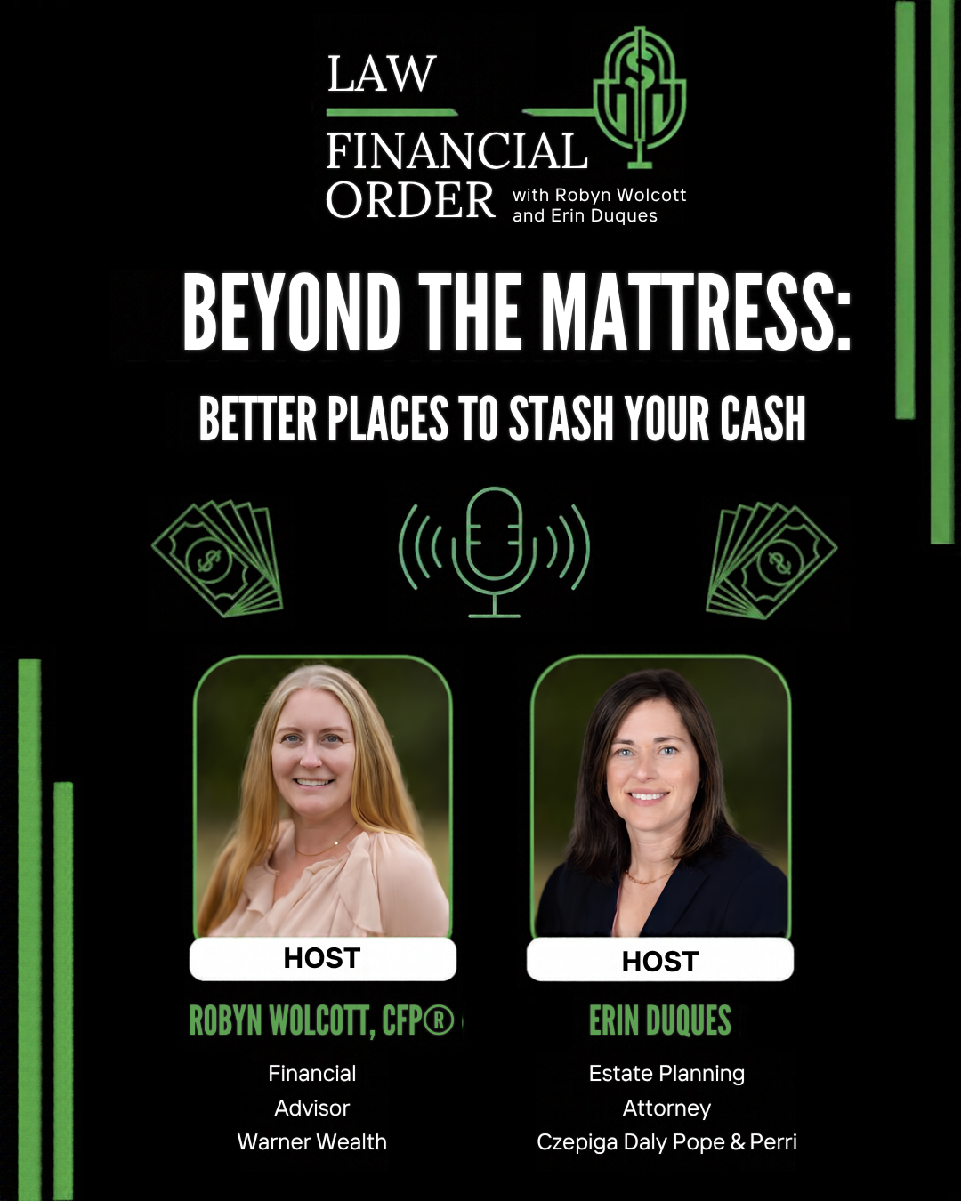 Law and Financial Order: Beyond the Mattresstuesday, october 6, 2026