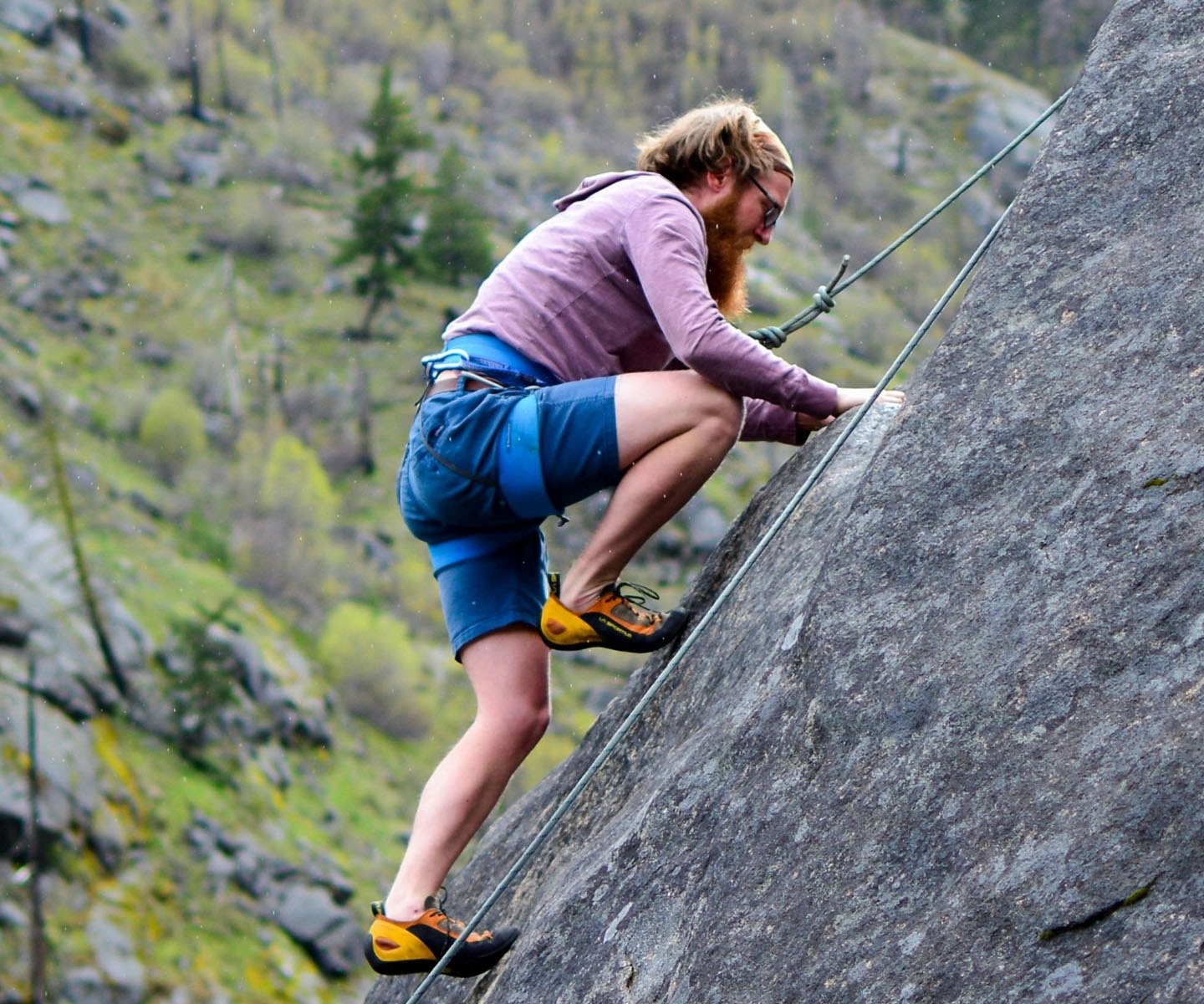 Committed to your climb.