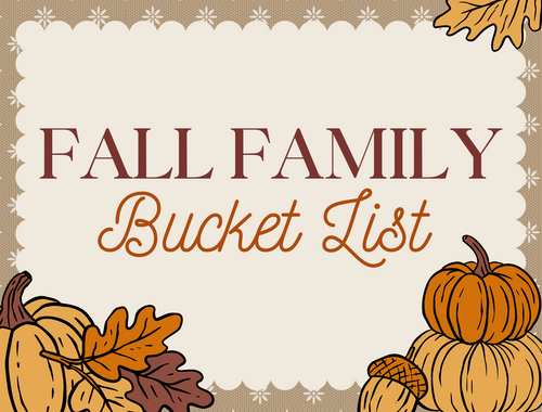 Fall Family Bucket List