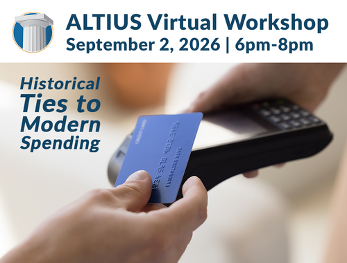 Join us for our upcoming workshop - Historical Ties to Modern Spending