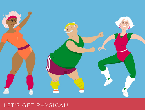 Dancing to The Eighties to Honor National Senior Health & Fitness Day