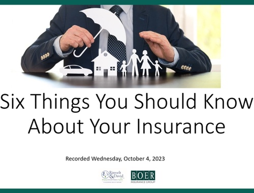 6 Things To Know About Your P&C Insurance