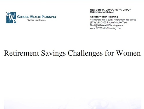 Retirement Savings Challenges for Women
