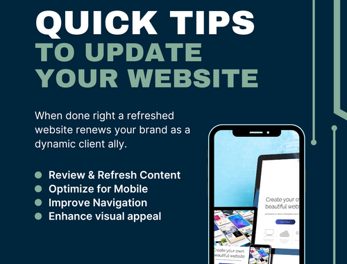 Quick Tips to Update Your Website