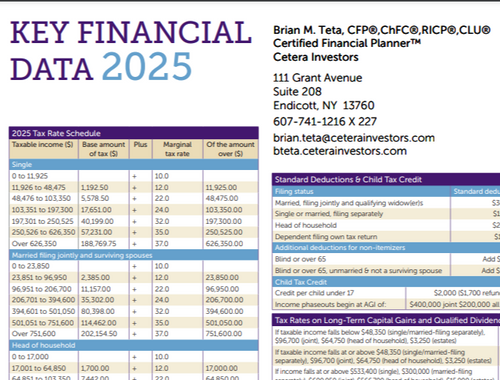 Key Financial Data 2025
