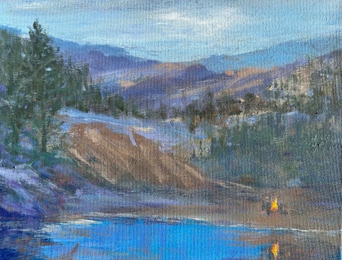 2024 Birthday - Campfire by the Lake