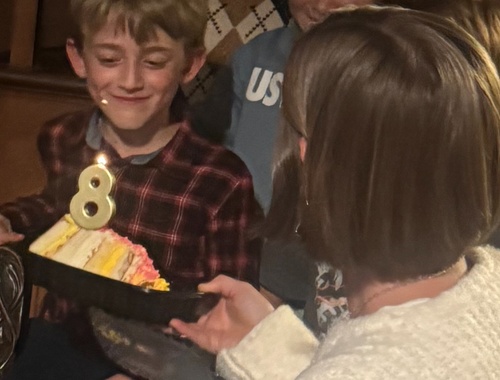 Our Tiny Boy Turns 8!