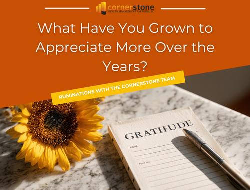 Cornerstone Ruminations: Gratitude