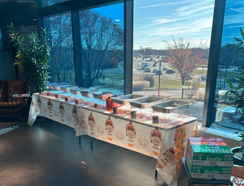 thanksgiving potluck & food drive 
