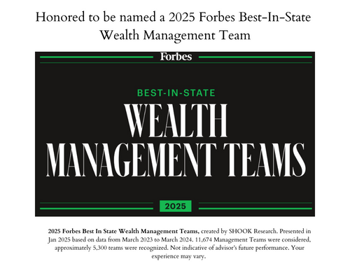 Innovative Financial Solutions is Honored to be named a 2025 Forbes|SHOOK Best-In-State Wealth Management Team