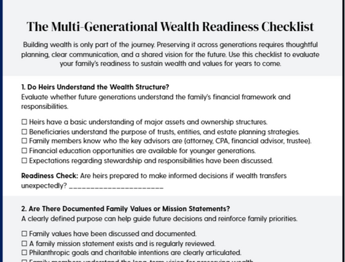 Is Your Family Ready for a Future Wealth Transition?