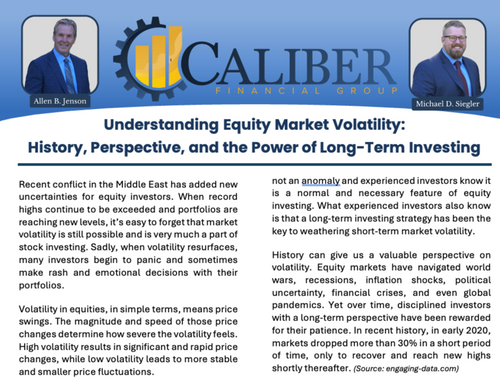 Understanding Equity Market Volatility