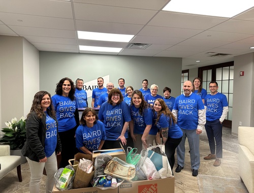 Baird gives back to Dress for Success
