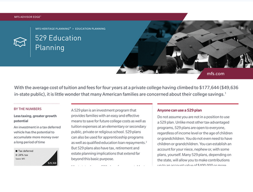 529 Education Planning