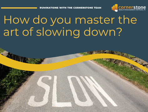 Falling into Fall: How Do You Master the Art of Slowing Down?