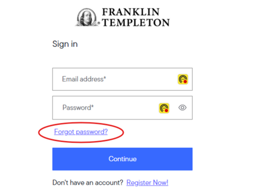 Reset Your Password