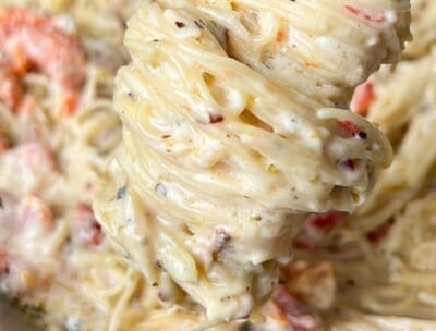 One-Pan Sun-dried Tomato Pasta<br/>