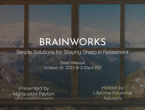 BrainWorks: Simple Solutions for Staying Sharp in Retirement Webinar