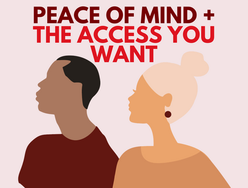 Your plan type is: Peace of Mind + The Access You Want