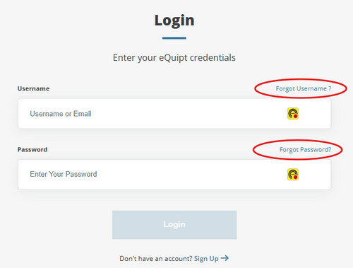 Reset Your Password - Osaic eQuipt