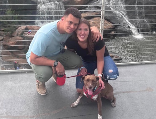 Nick, Kaitlyn, and Cocoa