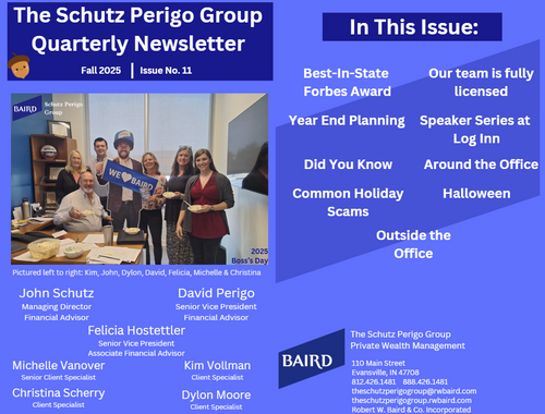 Fall 2025 Newsletter<br/> <br/>