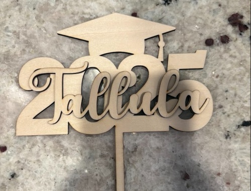 Unfinished Cake Topper