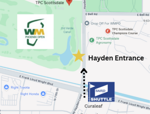 Arrival & Return | Hayden Entrance