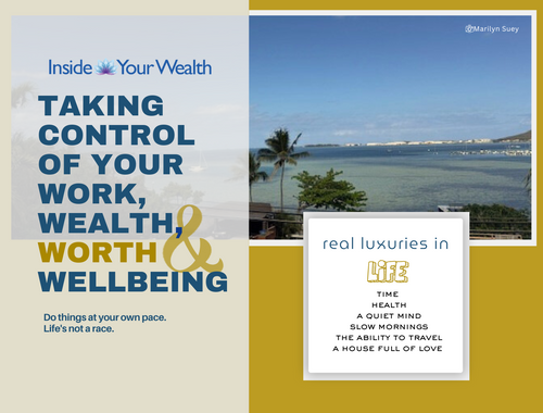 Taking Control of your Work, Wealth, Worth and Wellbeing