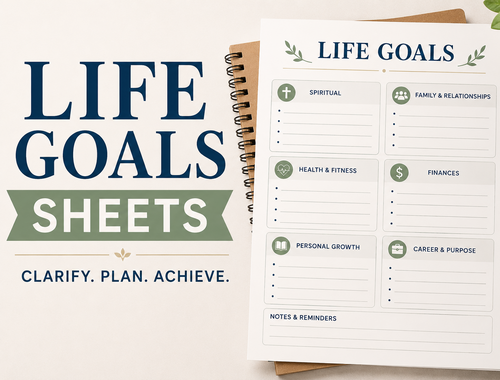 Life Goals Sheets 