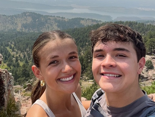 Jonny Tataje hiking in Colorado