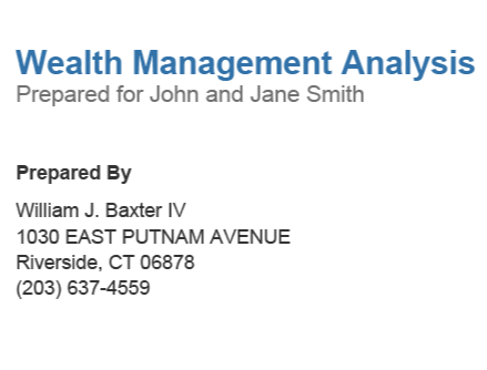 What Does Financial Planning Look Like At Baxter Investment Management?