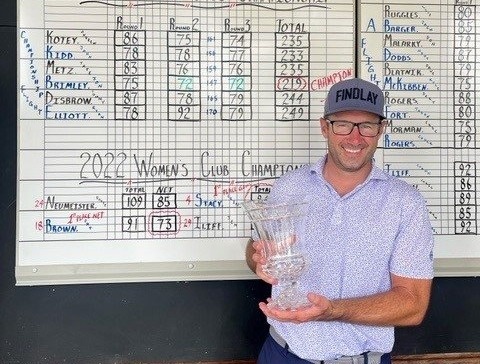 Brimley Wins  Men's Club Championship