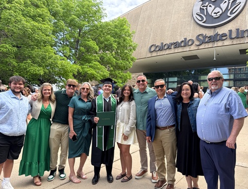 Jonny Tataje Colorado State University graduation