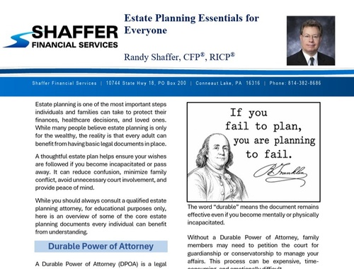 Estate Planning Essentials for everyone