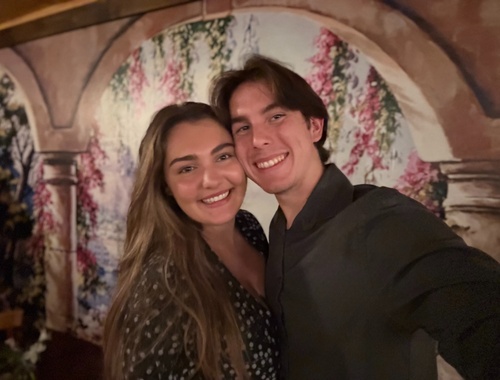 Noah celebrates his birthday with his girlfriend Brianna
