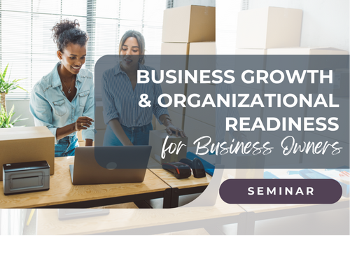 Business Growth & Organizational Readiness for Business Owners Seminar Thursday, October 15, 2026 | 4:00 PM PT Firenze Wealth Management | Tigard, OR