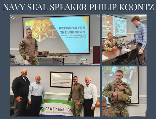 Navy Seal and Motivational Speaker, Phillip Koontz Client Seminar