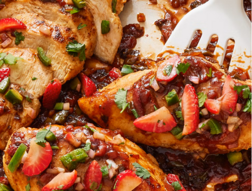 Strawberry-Jalapeño Chicken