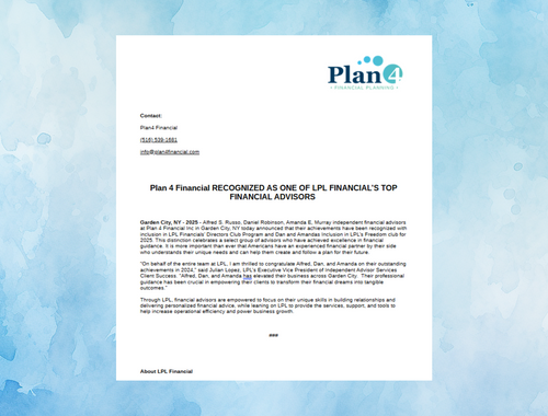 LPL FINANCIAL’S TOP FINANCIAL ADVISORS