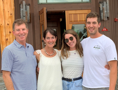 Jill Hansen and her family