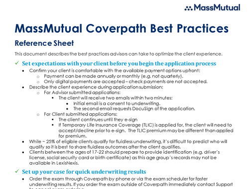 Coverpath Best Practices